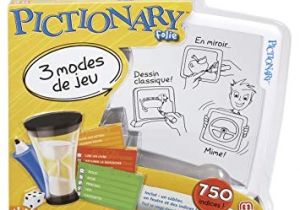Coloriage De Jeux De société Mattel Pictionary Bgg30 Jeu De société éducatif Folie Amazon