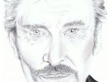 Coloriage De Johnny Hallyday Johnny Hallyday Manvale Dessins Portraits   Partir De Photos