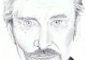 Coloriage De Johnny Hallyday Johnny Hallyday Manvale Dessins Portraits   Partir De Photos