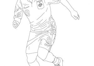 Coloriage De Joueur De Foot Coloriage Du Joueur De Foot Matthieu Valbuena À Imprimer