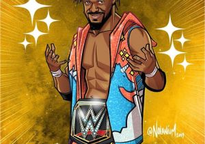 Coloriage De Kofi Kingston 725 Best Wwe Images