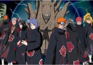 Coloriage De L Akatsuki L Akatsuki organisation Clandestine Le Monde Merveilleux