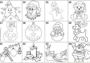 Coloriage De L Avant Calendrier De L Avant à Colorier Chez Veronalice