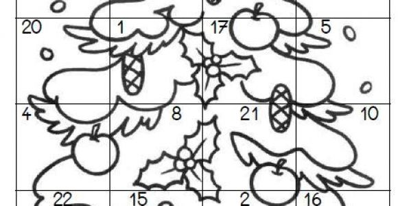 Coloriage De L Avant Calendrier De L Avent à Colorier Vánoce