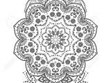 Coloriage De L Inde ornement Carte D Invitation Avec Mandala élément De Cercle Géométrique Faite Dans Le Vecteur Mandala Pour Les Cartes Décoration De Vacances Fond Et