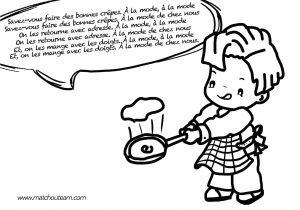 Coloriage De La Chandeleur Coloriage Chandeleur Gratuit