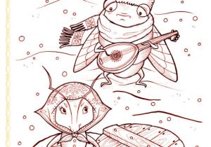 Coloriage De La Cigale Et La Fourmi Cigale Fourmi …