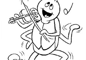 Coloriage De La Cigale Et La Fourmi Coloriage Cigale Et Fourmi