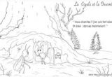 Coloriage De La Cigale Et La Fourmi Coloriages De La Fable La Cigale Et La Fourmi