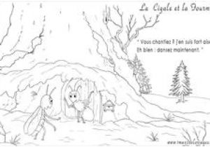 Coloriage De La Cigale Et La Fourmi Coloriages De La Fable La Cigale Et La Fourmi