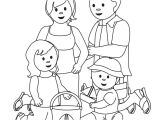 Coloriage De La Famille Dessin D Une Famille à La Plage Activités Coloriage Et