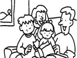 Coloriage De La Famille Famille Dessin