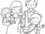 Coloriage De La Famille Happy Family Printable Coloring Pages Bible =