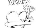 Coloriage De La Fete Des Mere Dessin Facile Pour Anniversaire Maman