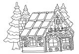 Coloriage De La Maison D Hansel Et Gretel Coloriage De La Maison En Pain D épices Trucs Et Deco