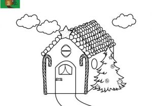 Coloriage De La Maison D Hansel Et Gretel Coloriage La Maison En Pain D épice D Hansel Et Gretel   Imprimer