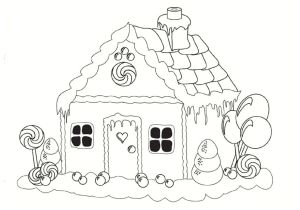 Coloriage De La Maison D Hansel Et Gretel Colorier Maison Halloween Imprimer Dessin Colorier Coloriage