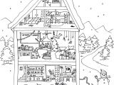 Coloriage De La Maison Du Pere Noel atelier Pere Noel Dessine Moi Un Prenom