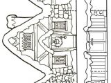 Coloriage De La Maison Du Pere Noel Coloriage De Découpage Ou Scrapbooking Dessin Maison Du
