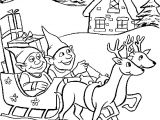 Coloriage De La Maison Du Pere Noel Coloriage De La Maison Du Père Noël Coloriages De Noël à