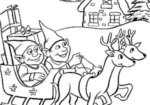 Coloriage De La Maison Du Pere Noel Coloriage De La Maison Du Père Noël Coloriages De Noël à