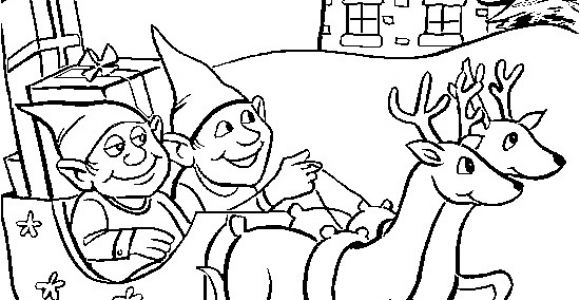 Coloriage De La Maison Du Pere Noel Coloriage De La Maison Du Père Noël Coloriages De Noël à