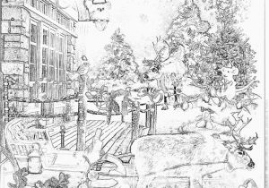 Coloriage De La Maison Du Pere Noel Coloriage La Maison Du Pere Noel à Imprimer Pour Les