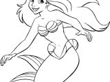 Coloriage De La Petite Sirene Belle Coloriage La Petite Sirene 2
