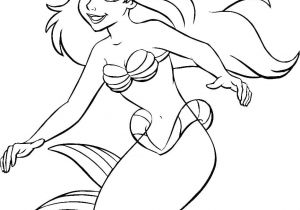 Coloriage De La Petite Sirene Belle Coloriage La Petite Sirene 2