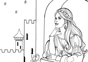 Coloriage De La Princesse atelie Meu Cantinho Das Artes "princesa Leonora" Para Colorir