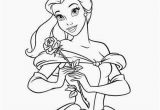 Coloriage De La Princesse Belle Coloriage Princesse Belle Dans Sa Robe De Bal