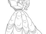 Coloriage De La Princesse Belle Coloriage Princesse Disney à Imprimer En Ligne