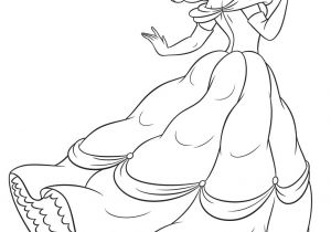 Coloriage De La Princesse Belle Coloriages La Belle Et La Bête à Imprimer Gratuitement