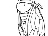 Coloriage De La Schtroumpfette Coloriage Cigale à Imprimer Gratuitement