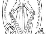 Coloriage De La Schtroumpfette Saint Catherine Laboure and the Miraculous Medal Colouring