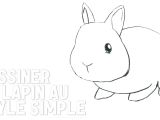 Coloriage De Lapin Belier Dessin Facile Lapin Mignon