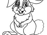 Coloriage De Lapin Belier Dessin Facile Lapin Mignon