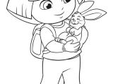 Coloriage De Lapin Calin Coloriage Dora Caline Un Lapin