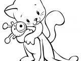 Coloriage De Lapin Calin Petit Chaton Qui Fait Un Gros Câlin à son Doudou