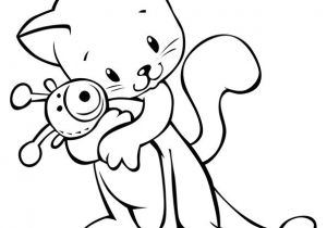 Coloriage De Lapin Calin Petit Chaton Qui Fait Un Gros Câlin à son Doudou