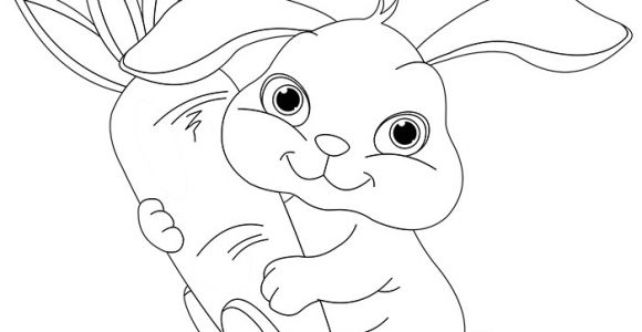 Coloriage De Lapin Trop Mignon A Imprimer Coloriage Lapin Trop Mignon
