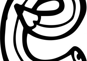 Coloriage De Lettres à Imprimer Coloriage Lettre E à Imprimer