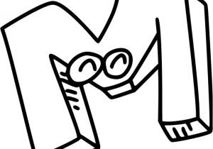Coloriage De Lettres à Imprimer Coloriage Lettre M à Imprimer
