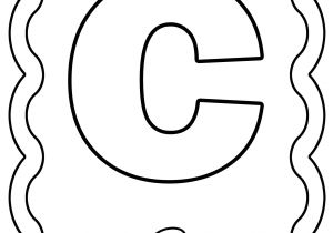 Coloriage De Lettres à Imprimer Coloriages à Imprimer Lettre C Numéro
