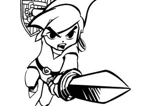 Coloriage De Link Et Zelda 53 Dessins De Coloriage Zelda à Imprimer Sur Laguerche