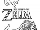 Coloriage De Link Et Zelda Printable Zelda Coloring Pages for Kids
