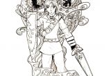 Coloriage De Link Et Zelda Zelda Nintendo 4 Coloriage Zelda Coloriages Pour Enfants