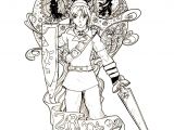 Coloriage De Link Et Zelda Zelda Nintendo 4 Coloriage Zelda Coloriages Pour Enfants