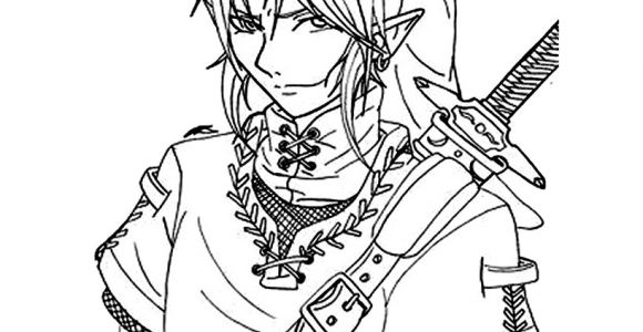 Coloriage De Link Et Zelda Zelda to for Free Zelda Kids Coloring Pages