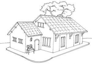 Coloriage De Maison Avec Jardin Coloriage Maison 5 Coloriage Maison Coloriages Maison